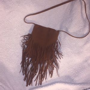 Fringe purse
